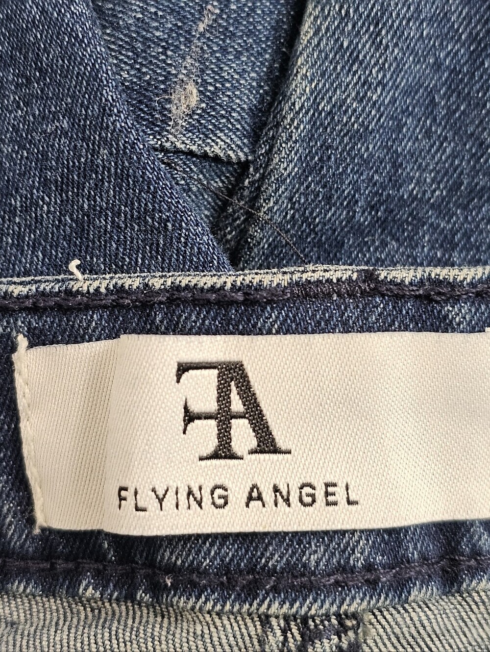 Flying Angel Heart Pocket High Rise Wide Leg Jeans, Sz 3/26 - Picture 8 of 12